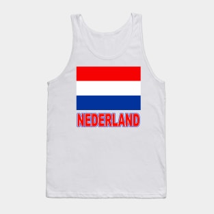 The Pride of Nederland - Dutch Flag Design and Language Tank Top